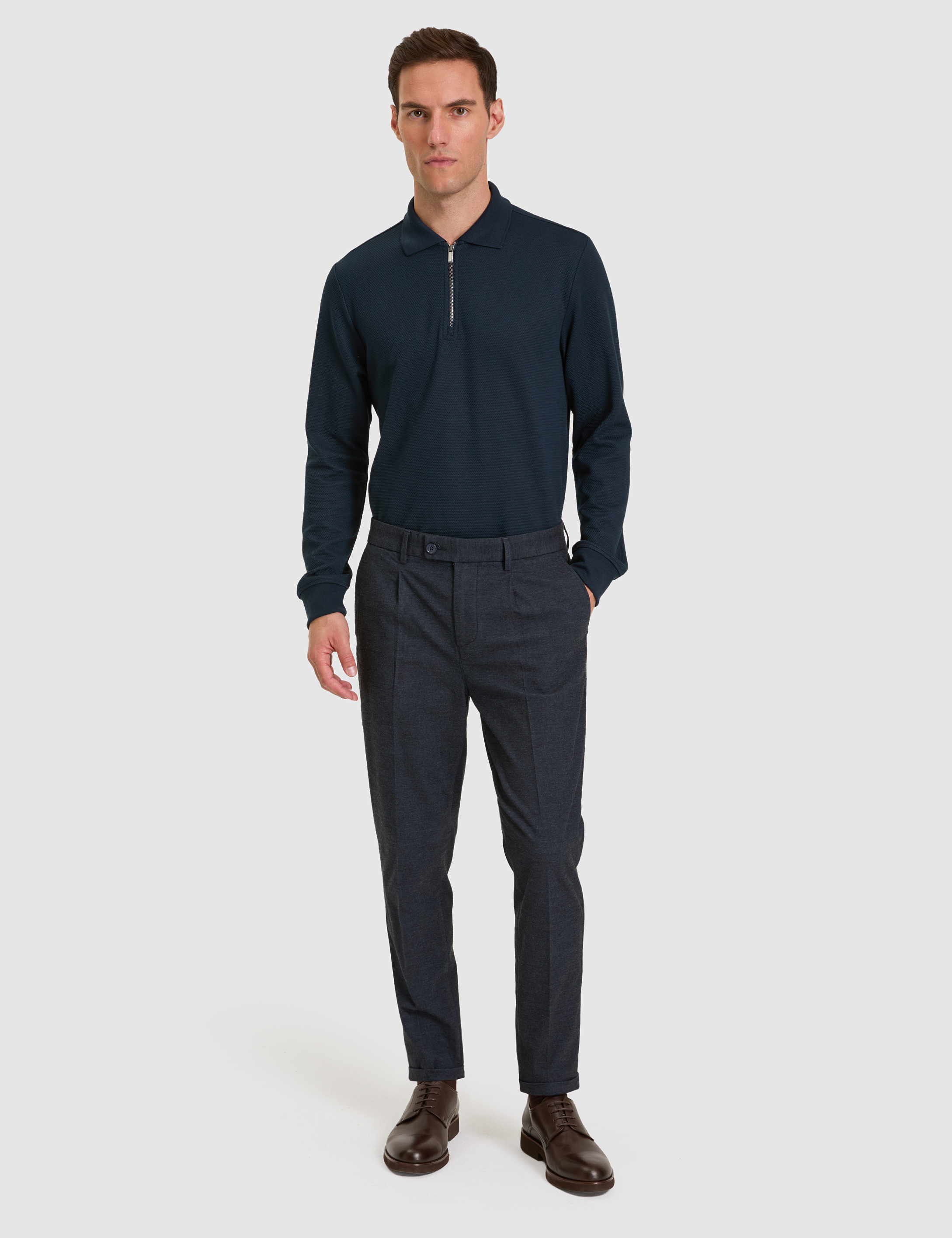 Lacivert Regular Fit Sweatshirt - Image 4