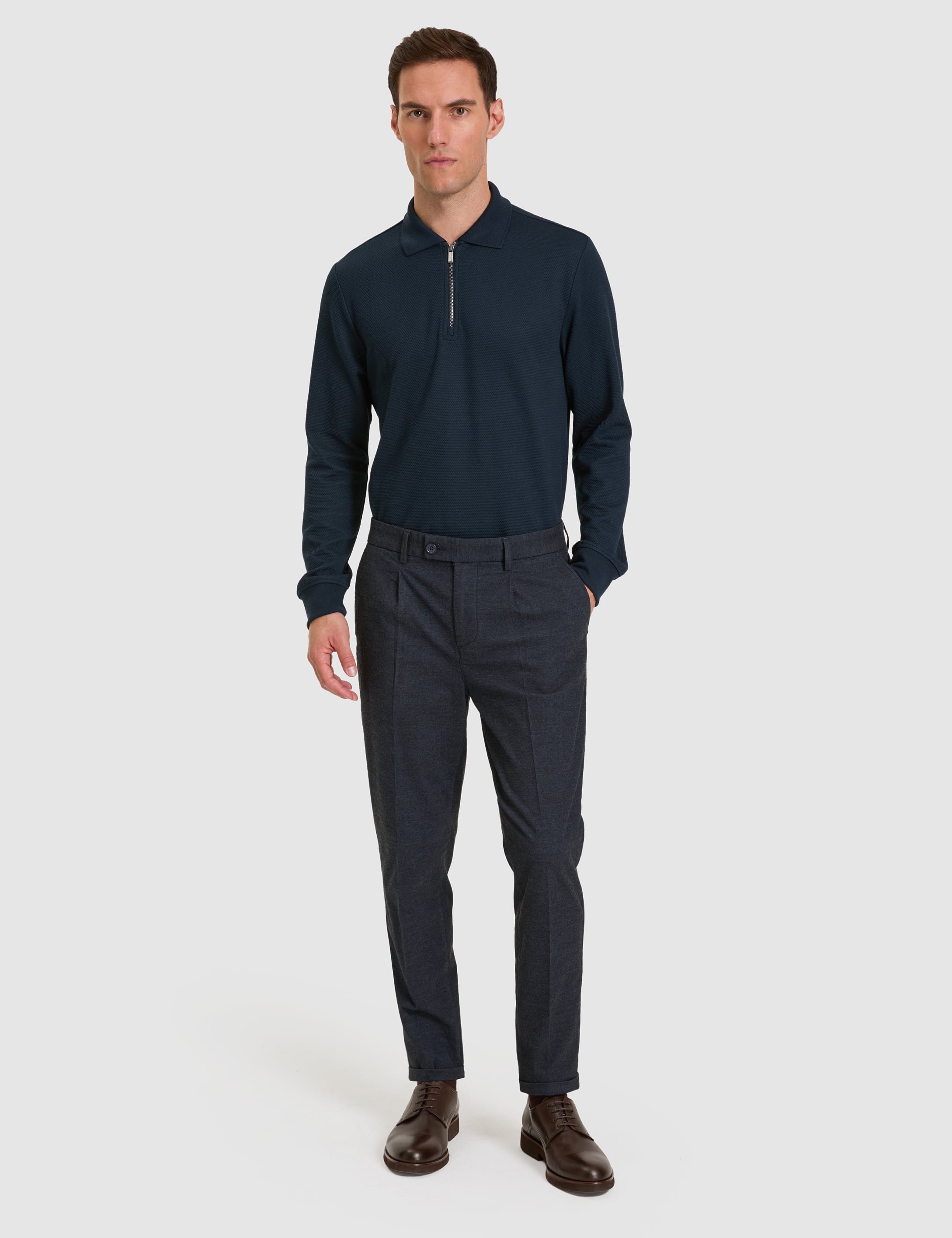 Lacivert Regular Fit Sweatshirt
