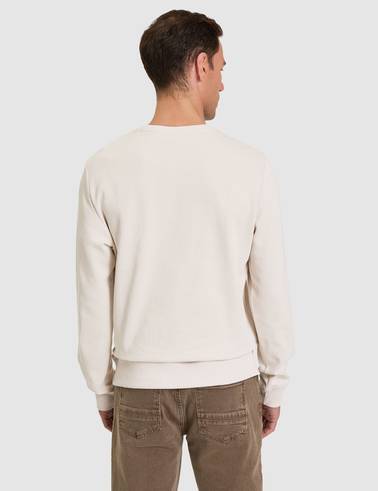 Bej Regular Fit Sweatshirt