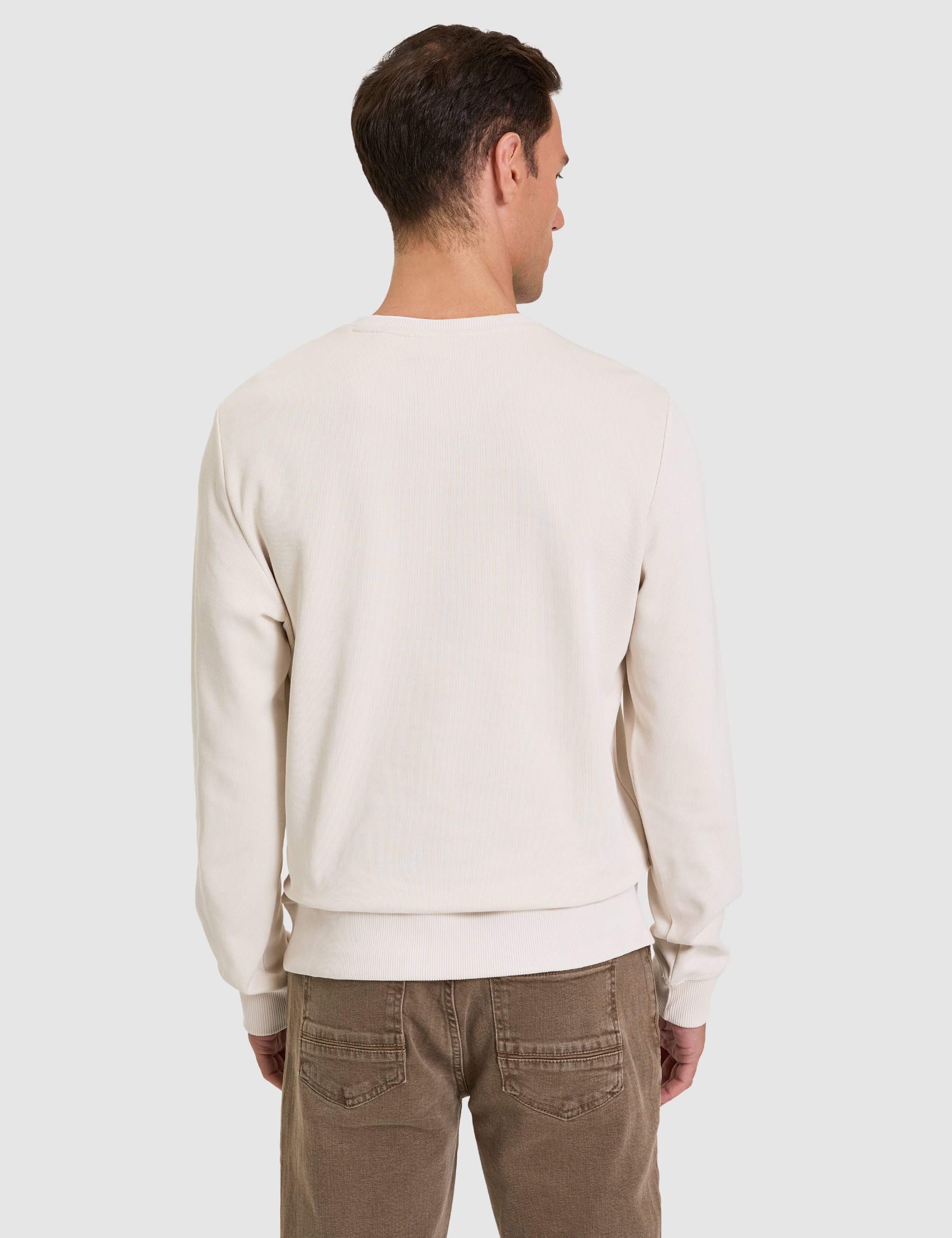 Bej Regular Fit Sweatshirt - Image 5