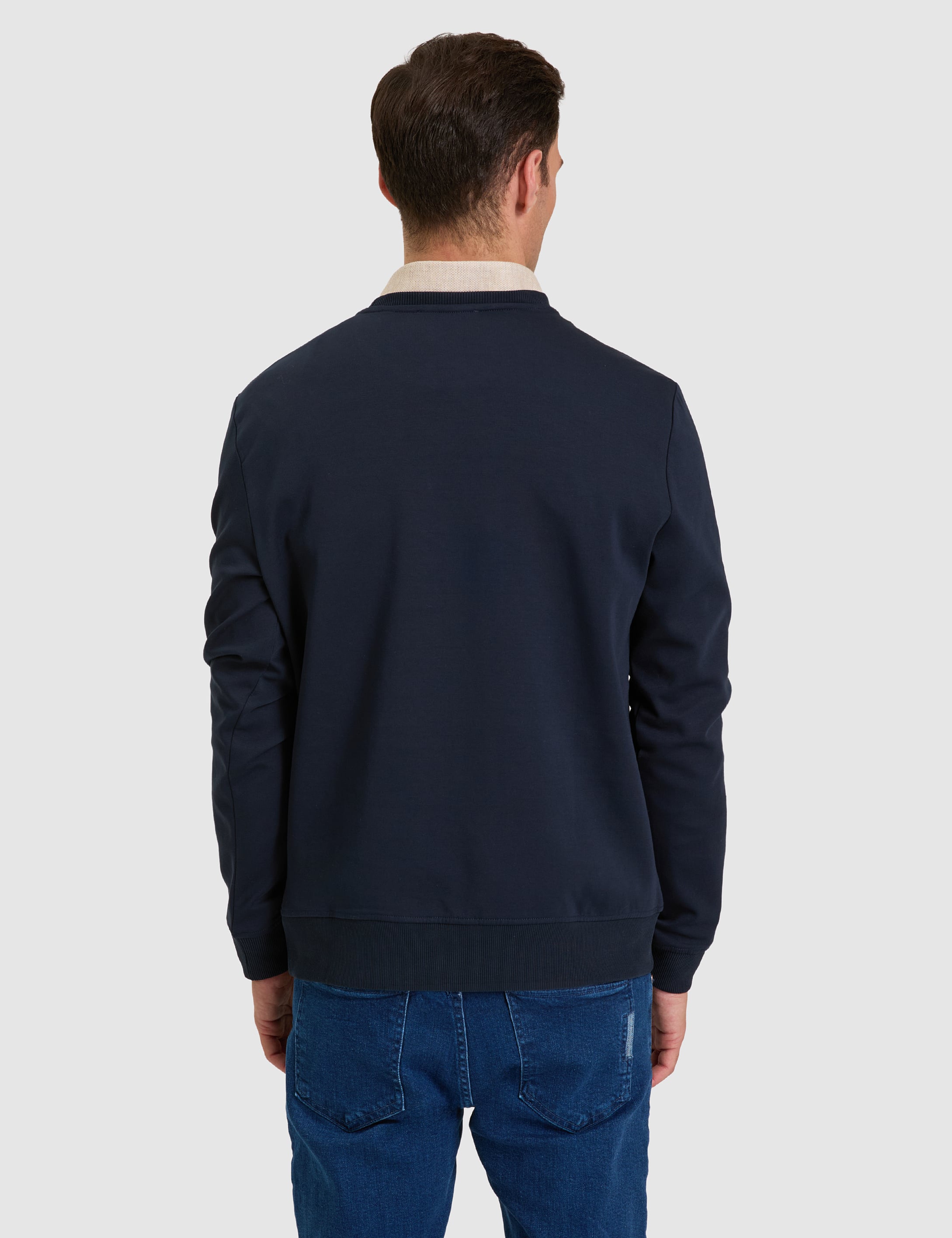 Lacivert Regular Fit Sweatshirt - Image 5