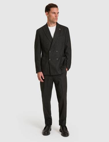 Antrasit Slim Fit Takım Elbise