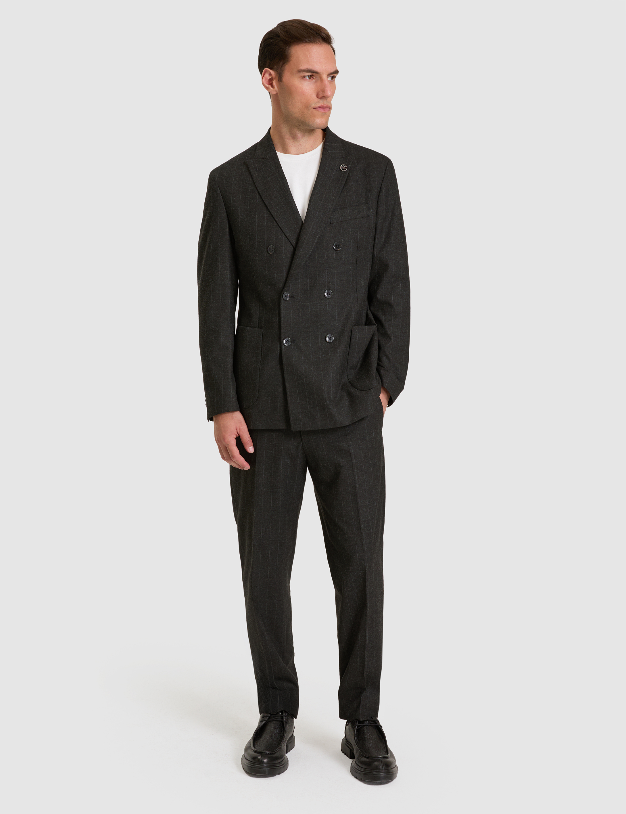 Antrasit Slim Fit Takım Elbise - Image 3