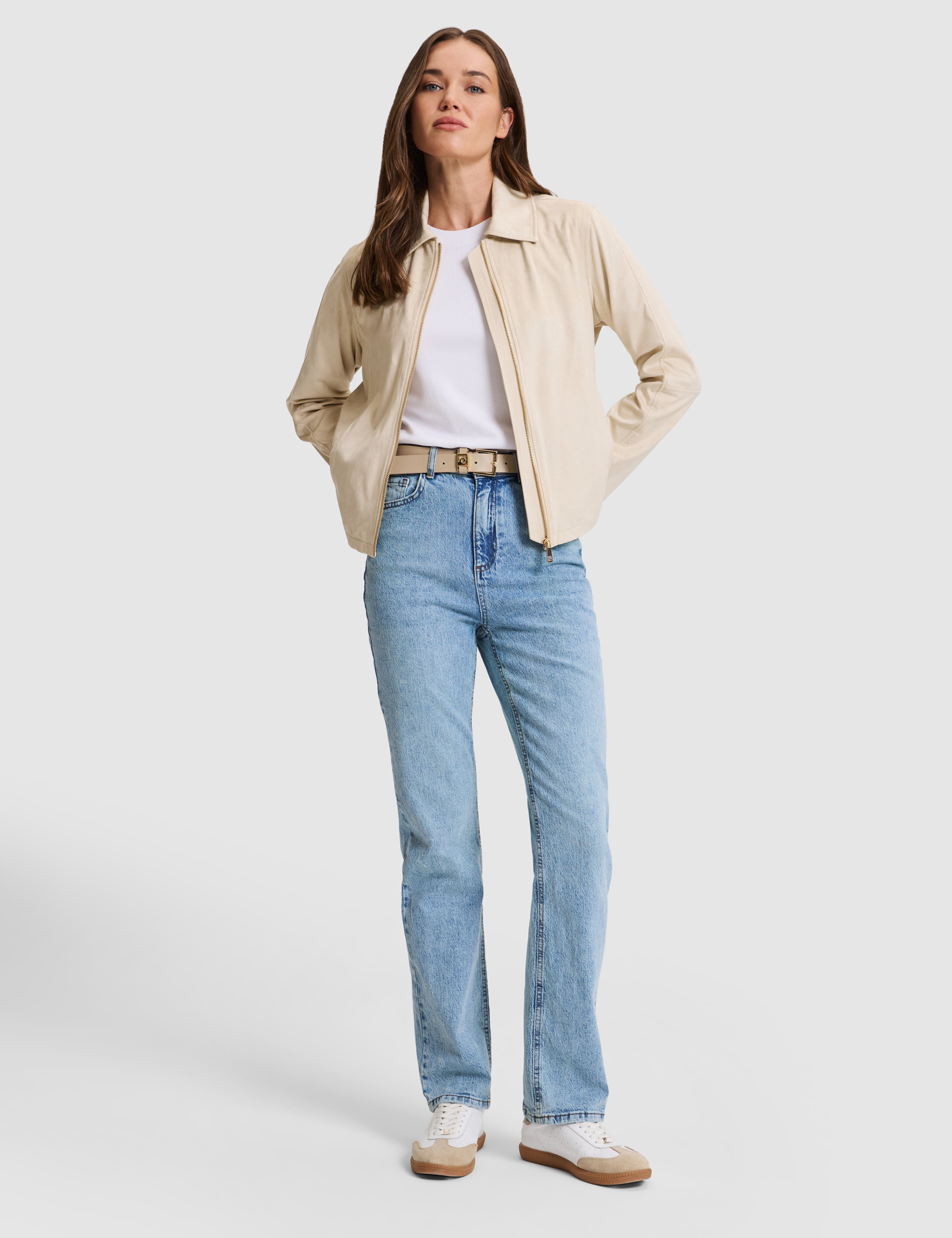Açık Mavi Straight Fit Jean Pantolon - Image 1